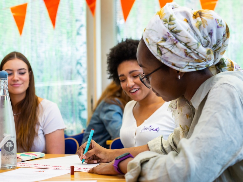 Batiste is working with Young Women's Trust to provide coaching and CV advice to young women