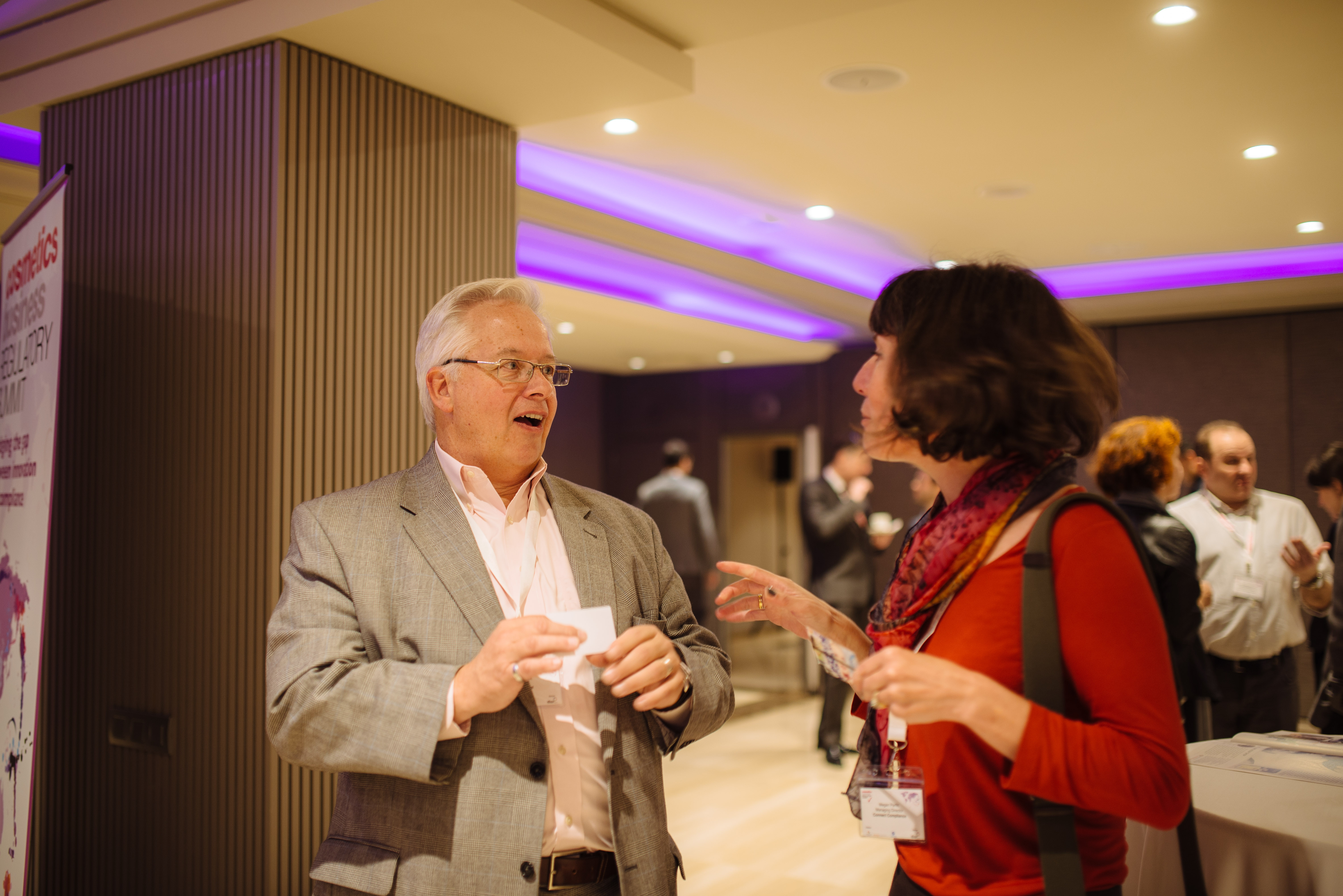 Ken Bubeck speaking with Megan Parfitt from Connected Compliance at the 2017 Summit
