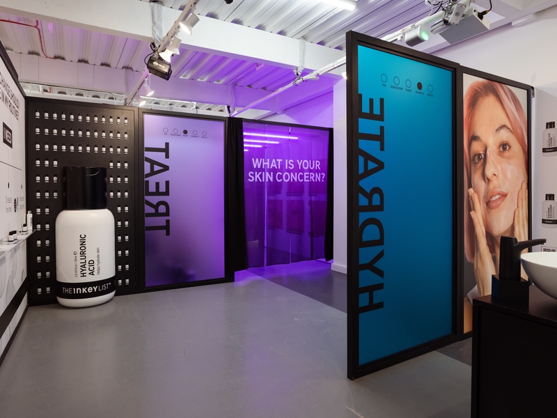 The Inkey List's London pop-up merged mobile games with in-person expertise