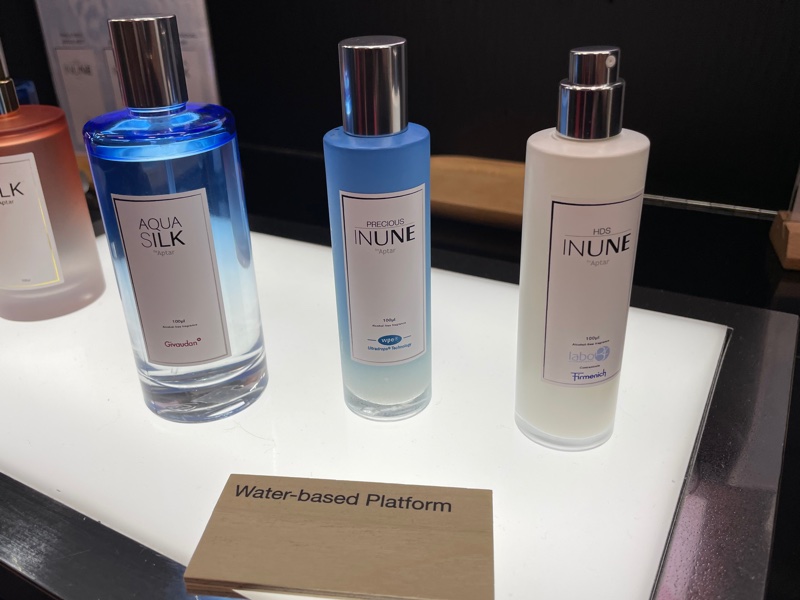 <i>Aptar displayed solutions for alcohol-free fragrance formulations</i>