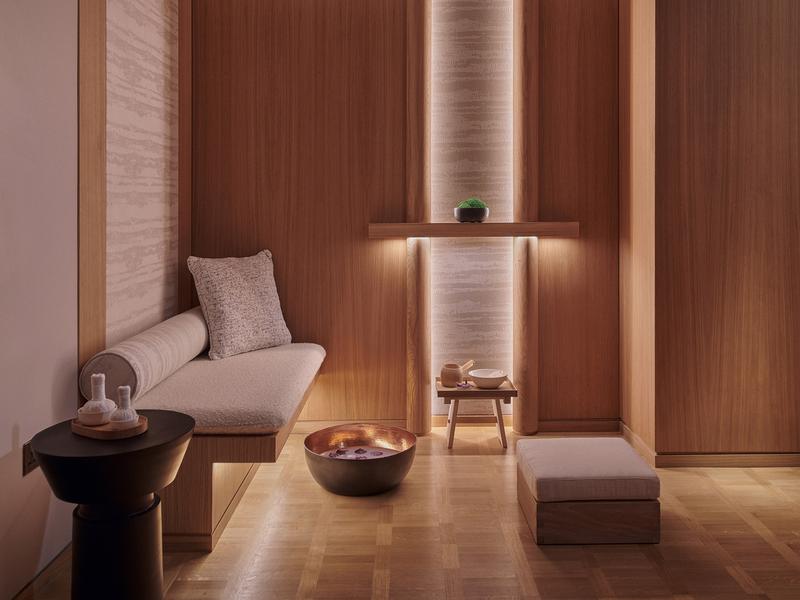Guests can enjoy treatments from FaceGym, Josh Wood and Augustinus Bader