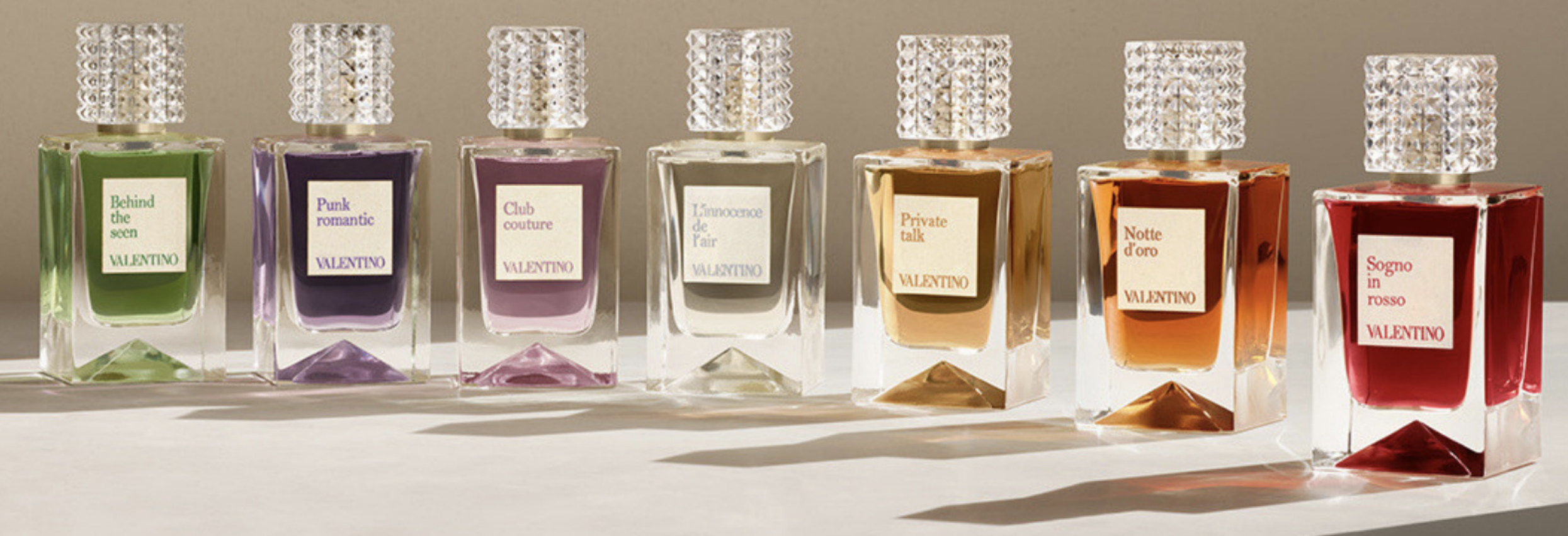 INUNE fragrance pumps equip Valentino Beauty’s Anatomy of Dreams collection
