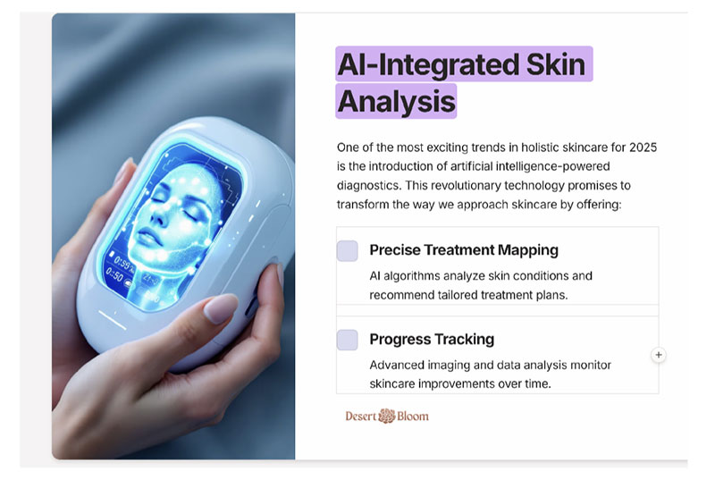 Key 2025 Skincare Trends by Desert Bloom