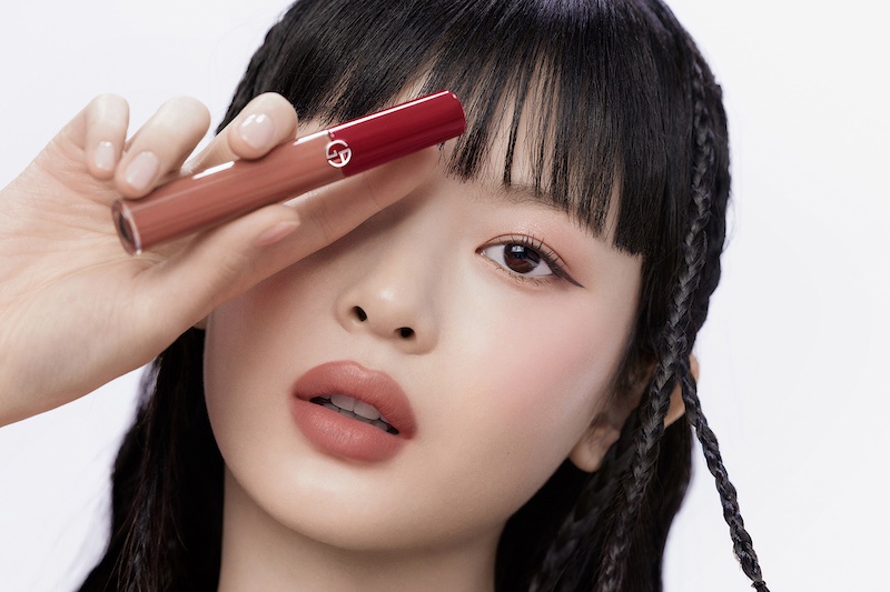 Armani Beauty, fronted by Beauty Ambassador Hanni of NewJeans
