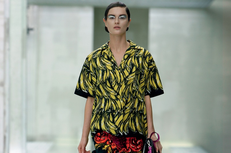 Prada's banana motif featured in its spring/summer 2011 collection