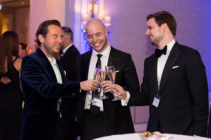 The beauty industry enjoyed a champagne drinks reception ahead of last night's ceremony
