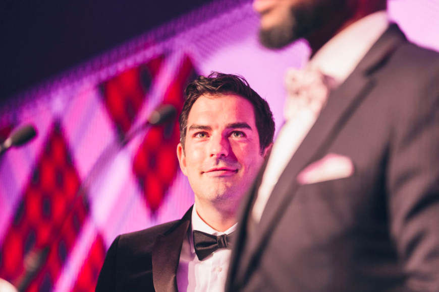 Aprinnova's John Toner presented at the 2019 Pure Beauty Awards