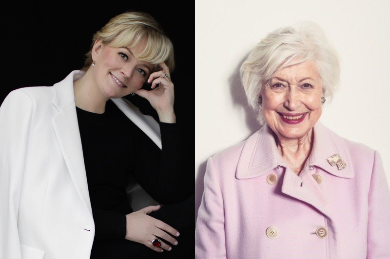 Jo Malone (left) and Caroline Neville both described the award as an 'honour'